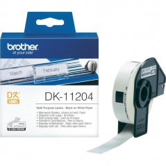 Brother DK11204 Etiqueta Branco 17X54mm
