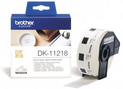 Brother DK11218 Etiquetas Circulares 24mm (1000 Un)