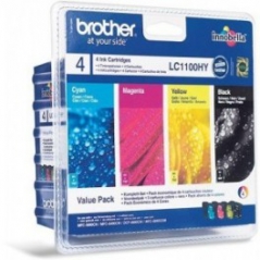 Brother LC1100HYVALBP Tinteiros Alta Capacid Pack 4 Cores