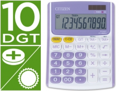 Calculadora Citizen FC800PU Branco/Violeta 10 Digitos (Un)
