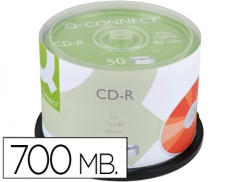 CD-R Q-Connect 700MB 80 Min (Spindle 50Un)