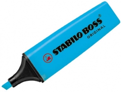 Marcador  Fluorescente Azul Stabillo Boss (Un)