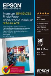 Epson S041765 Papel Foto Premium SemiGloss 10x15CM 251gr 50 Fls