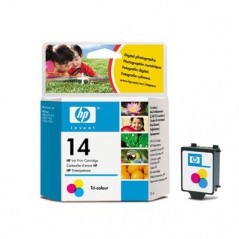 HP C5010DE (Nº14) Tinteiro Tricolor Color Printer 1160 ~23ml