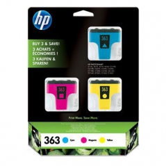 HP CB333E (Nº363) Pack 3 Tinteiros Amarelo/Azul/Magenta(YCM)