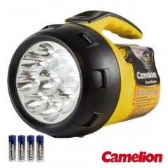 Lanterna 9 LEDS Potentes c / 4 Pilhas Camelion (UN)
