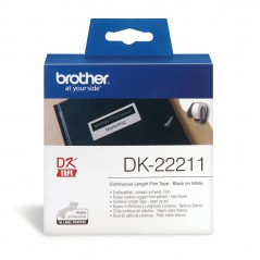 Brother DK22211 Etiqueta Branco Continua 29mmx15,24mts