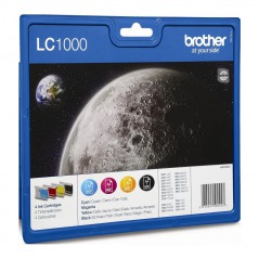 Brother LC1000VALBP Tinteiro 130/330/540/750CW Pack 4 cores