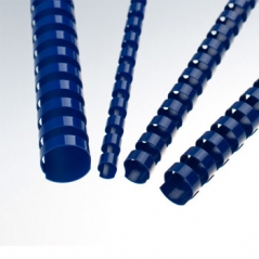 Argolas PVC Encadernar 10mm 60 Fls Azul (25Un)