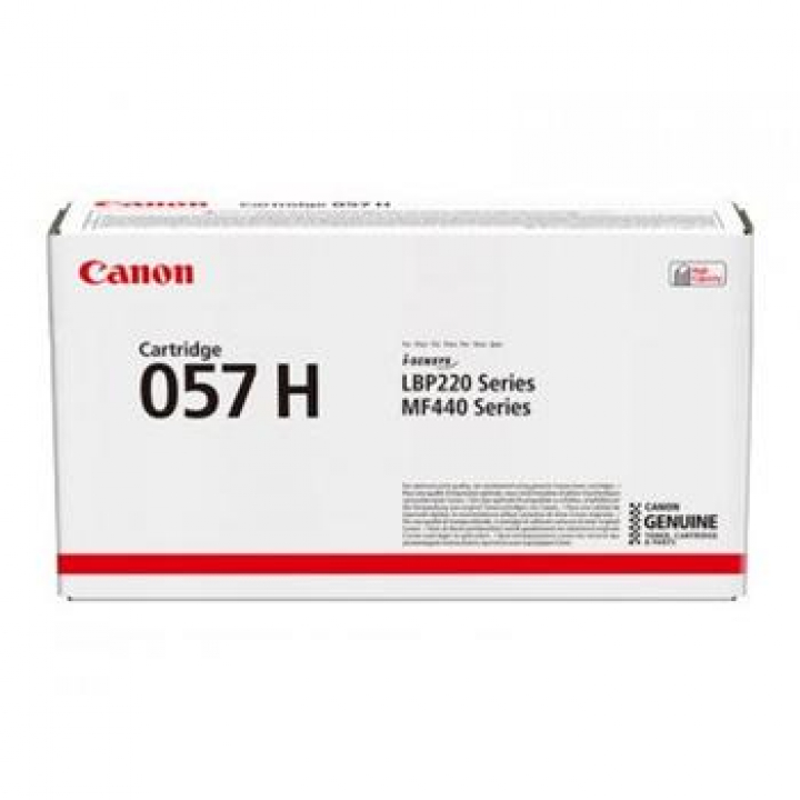 Canon 057H (CAN3010C002) Toner Preto LBP220 Series/MF440/MF443dw/MF445dw/MF446x/MF449x Alta Capacidade