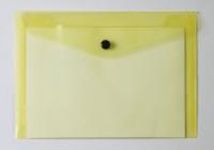 Bolsa Porta Documentos Amarelo A6 c/ Mola (Un) $